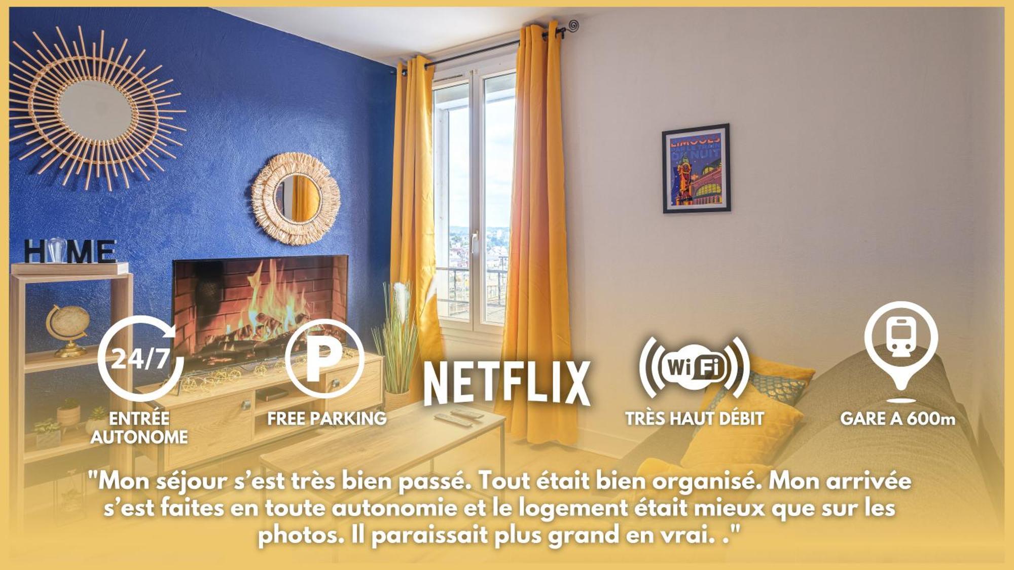 Bleu Nuit - Welc'Home Limoges Eksteriør billede